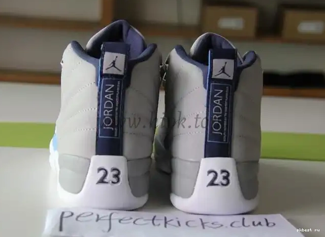 University 12 Jordan Air Blue Grey 0611